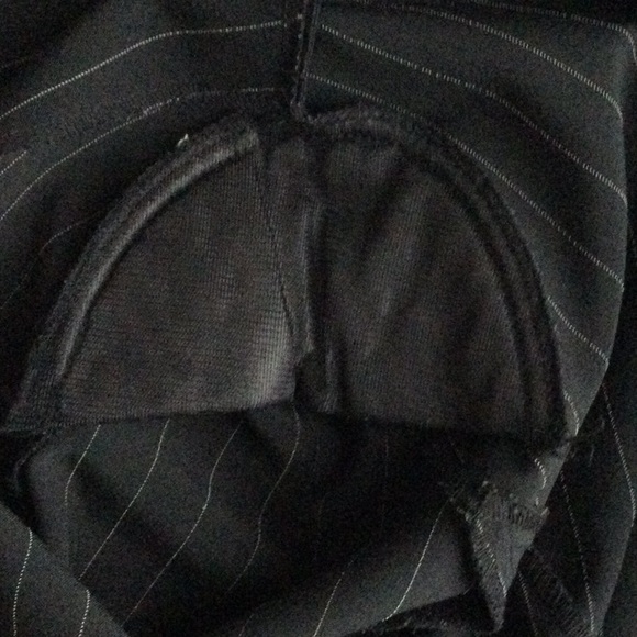 A.BYER rare long sleeve sharp business pinstripe one button women’s blazer - Picture 3 of 5